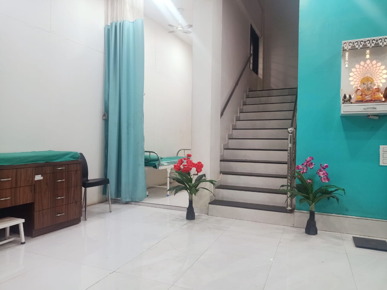 Hospital patient bed room